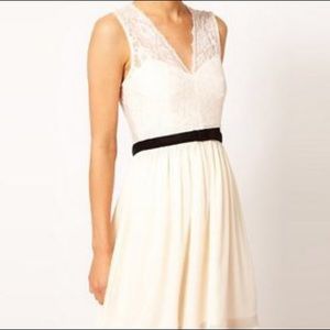ASOS Maternity Scalloped Lace Skater Dress